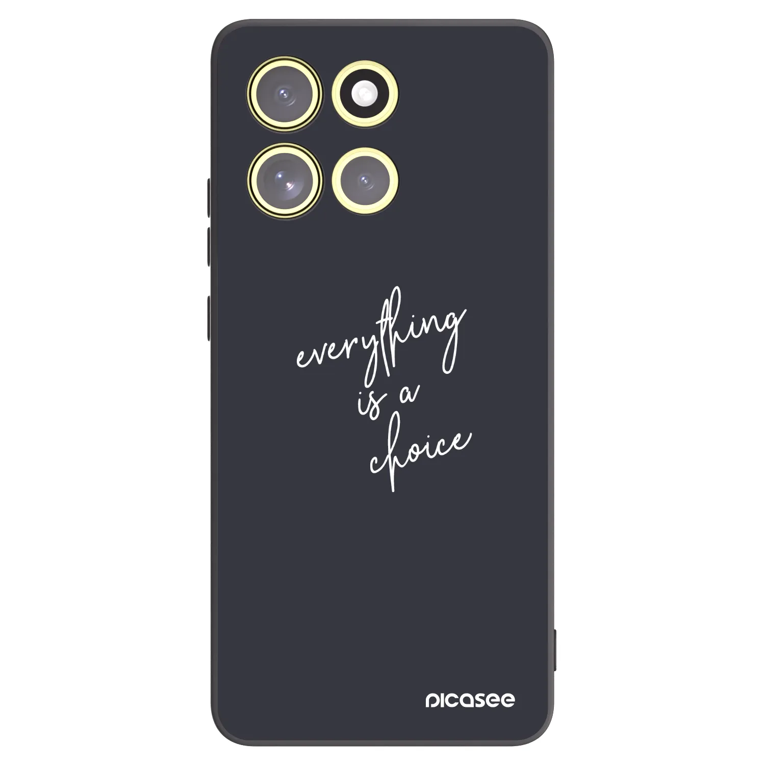 Picasee silikonski črni ovitek za Motorola Moto G86 Power 5G - Everything is a choice
