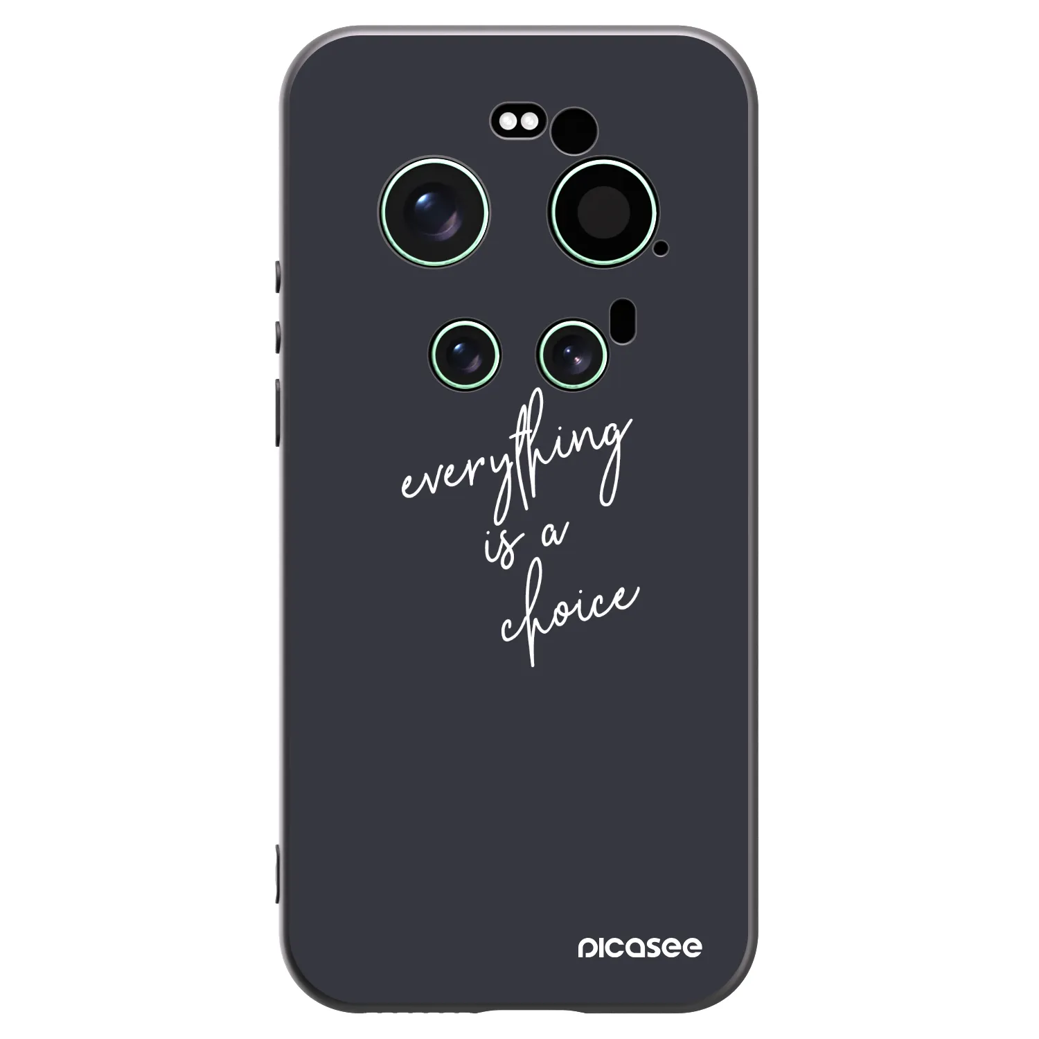 Picasee silikonski črni ovitek za Xiaomi 17 Ultra - Everything is a choice