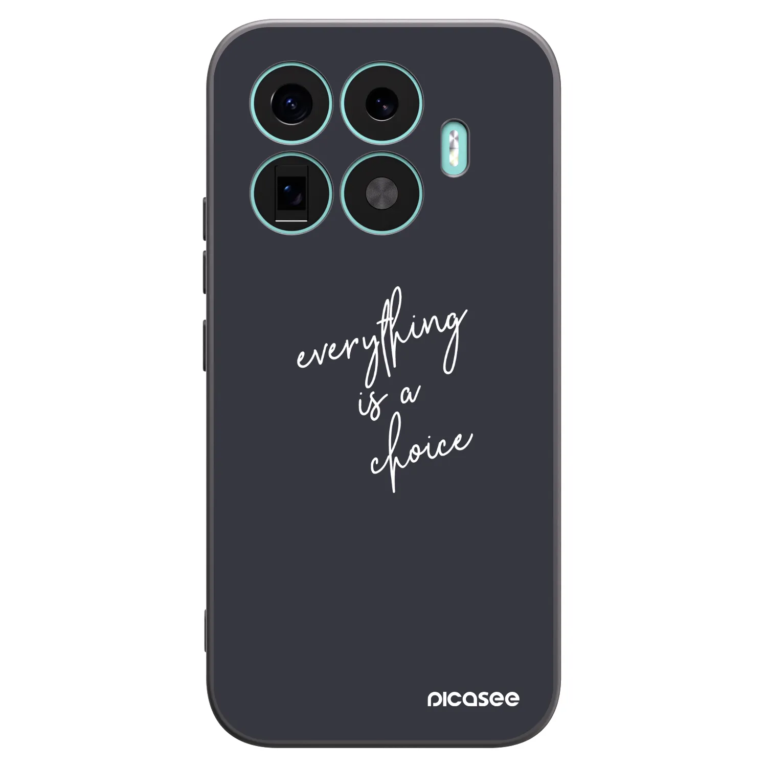 Picasee silikonski črni ovitek za Xiaomi 17T - Everything is a choice