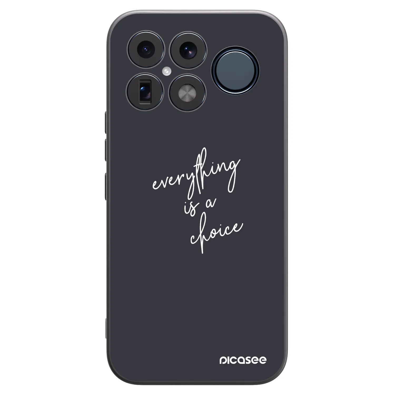 Silikonski črni ovitek za Xiaomi Poco F8 Ultra - Everything is a choice