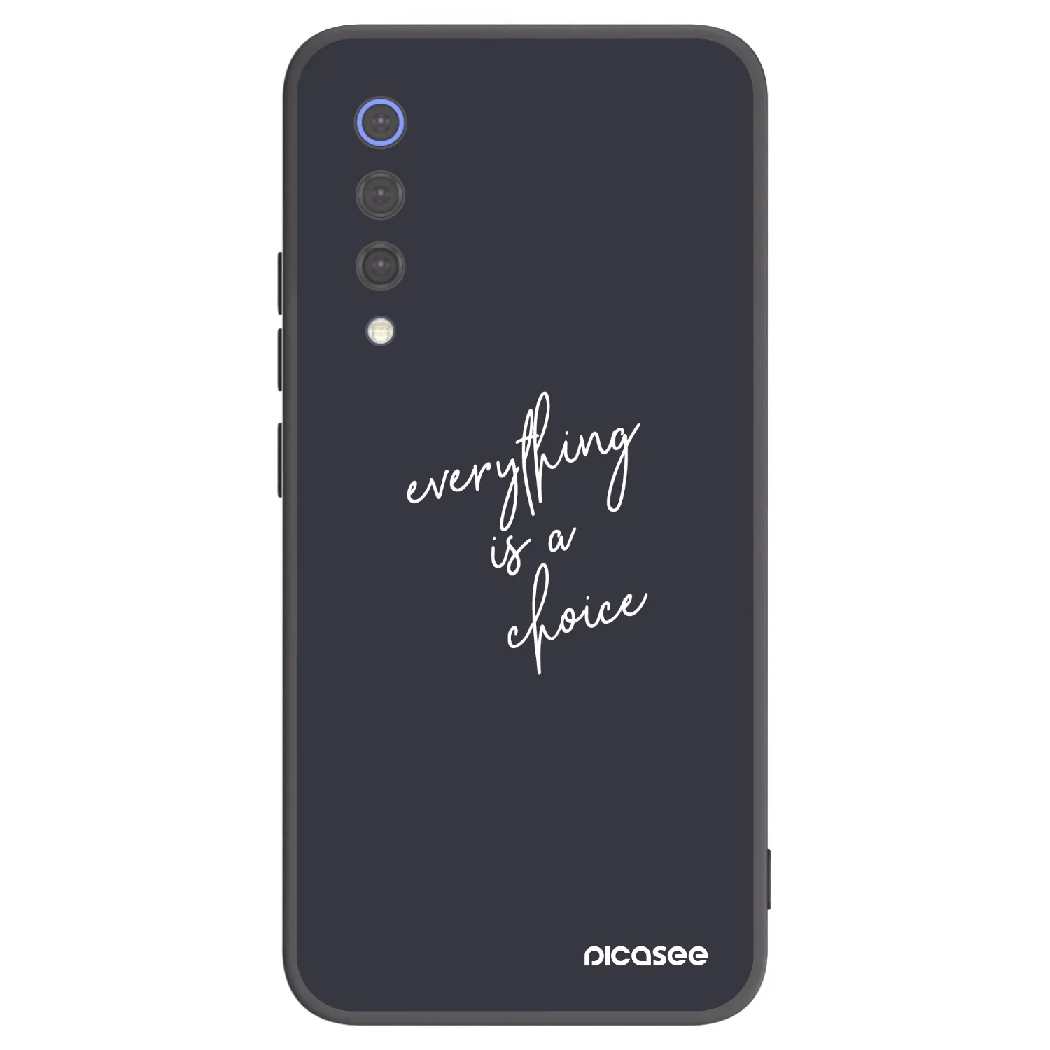 Picasee silikonski črni ovitek za Xiaomi Mi 9 SE - Everything is a choice