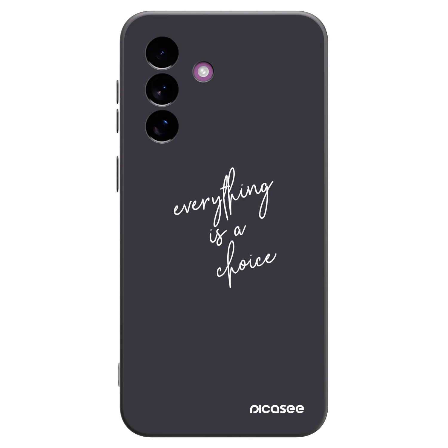 Picasee silikonski črni ovitek za Samsung Galaxy A37 - Everything is a choice