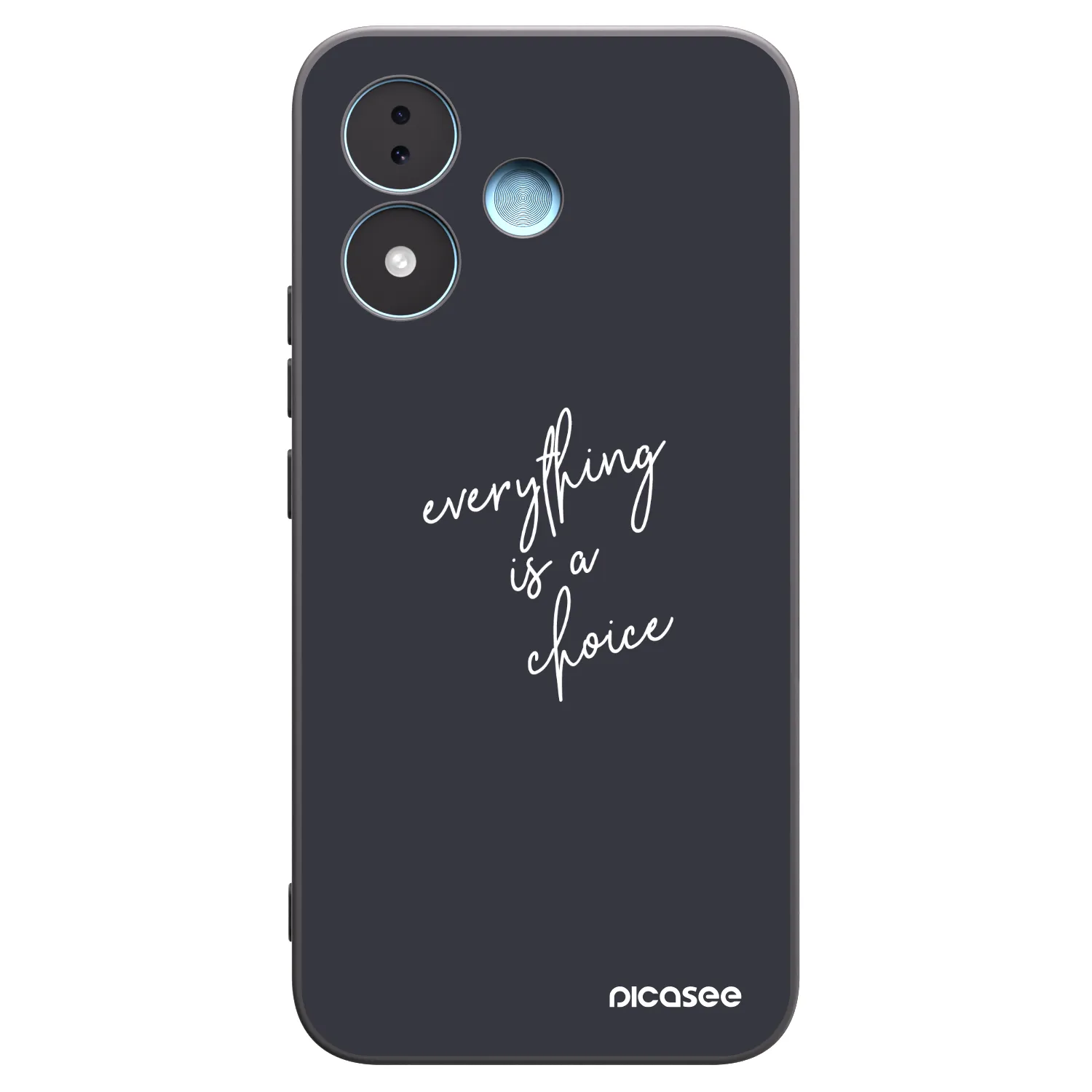 Picasee silikonski črni ovitek za Xiaomi Redmi Note 17 5G - Everything is a choice