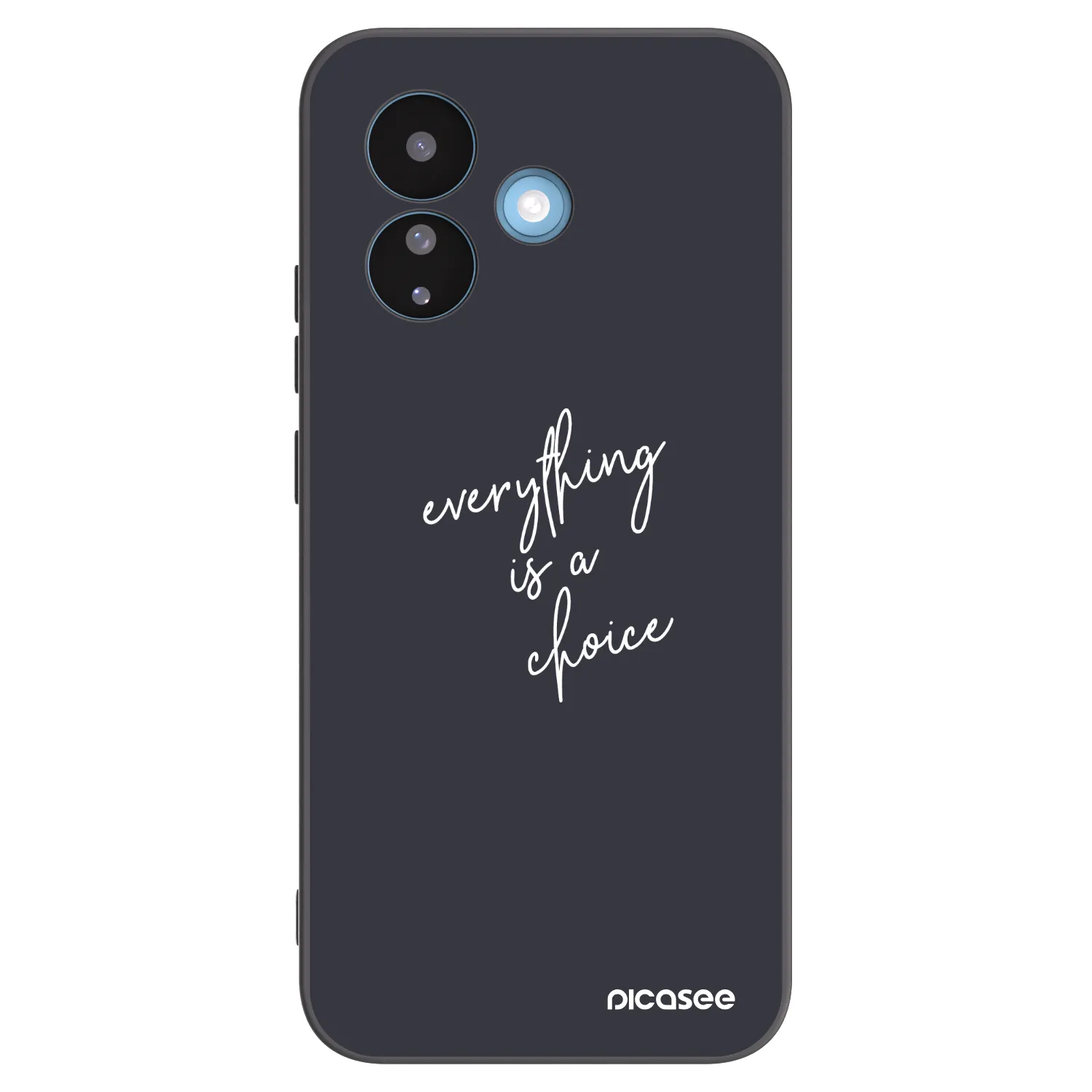 Picasee silikonski črni ovitek za Xiaomi Redmi Note 17 Pro 5G - Everything is a choice