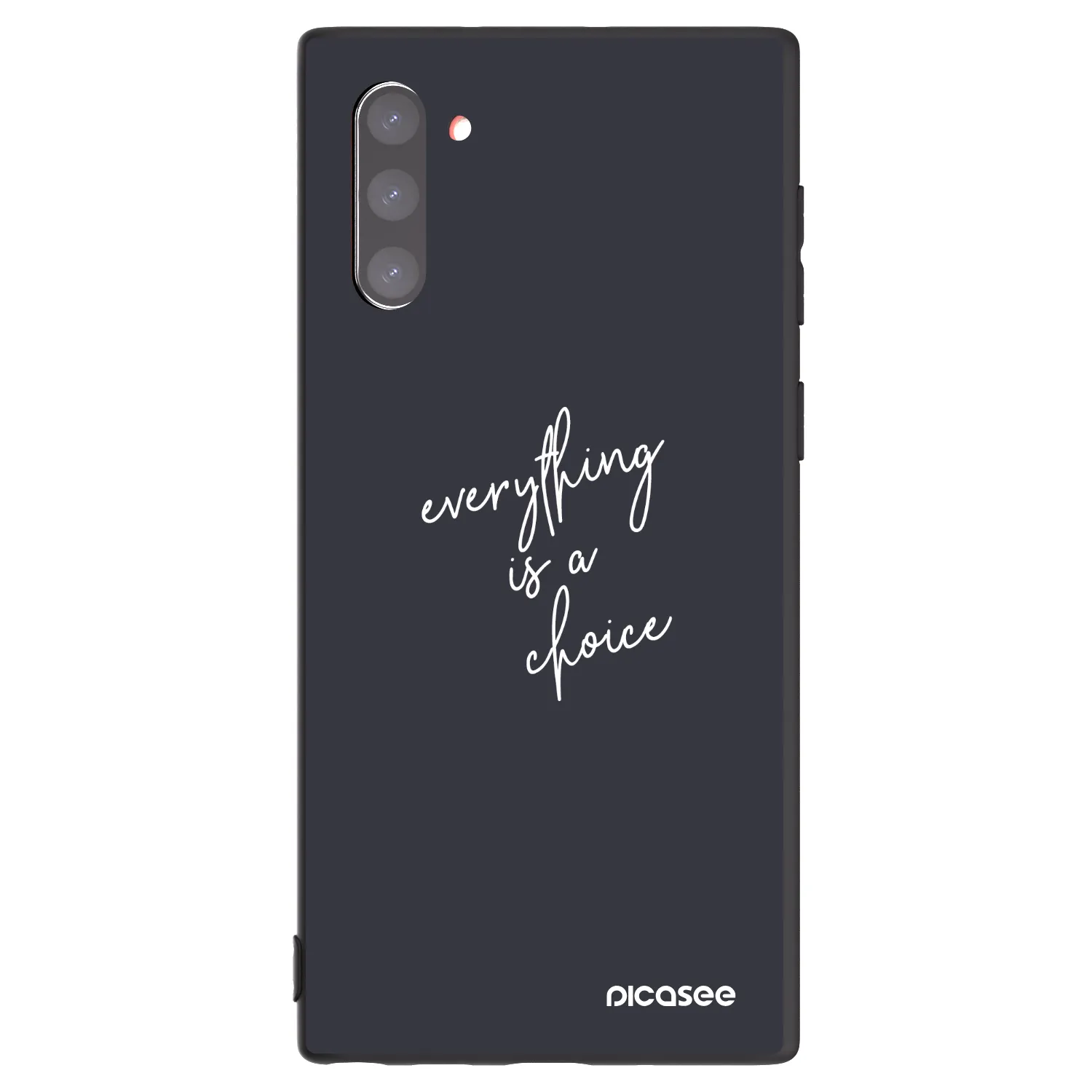 Picasee silikonski črni ovitek za Samsung Galaxy Note 10 N970F - Everything is a choice