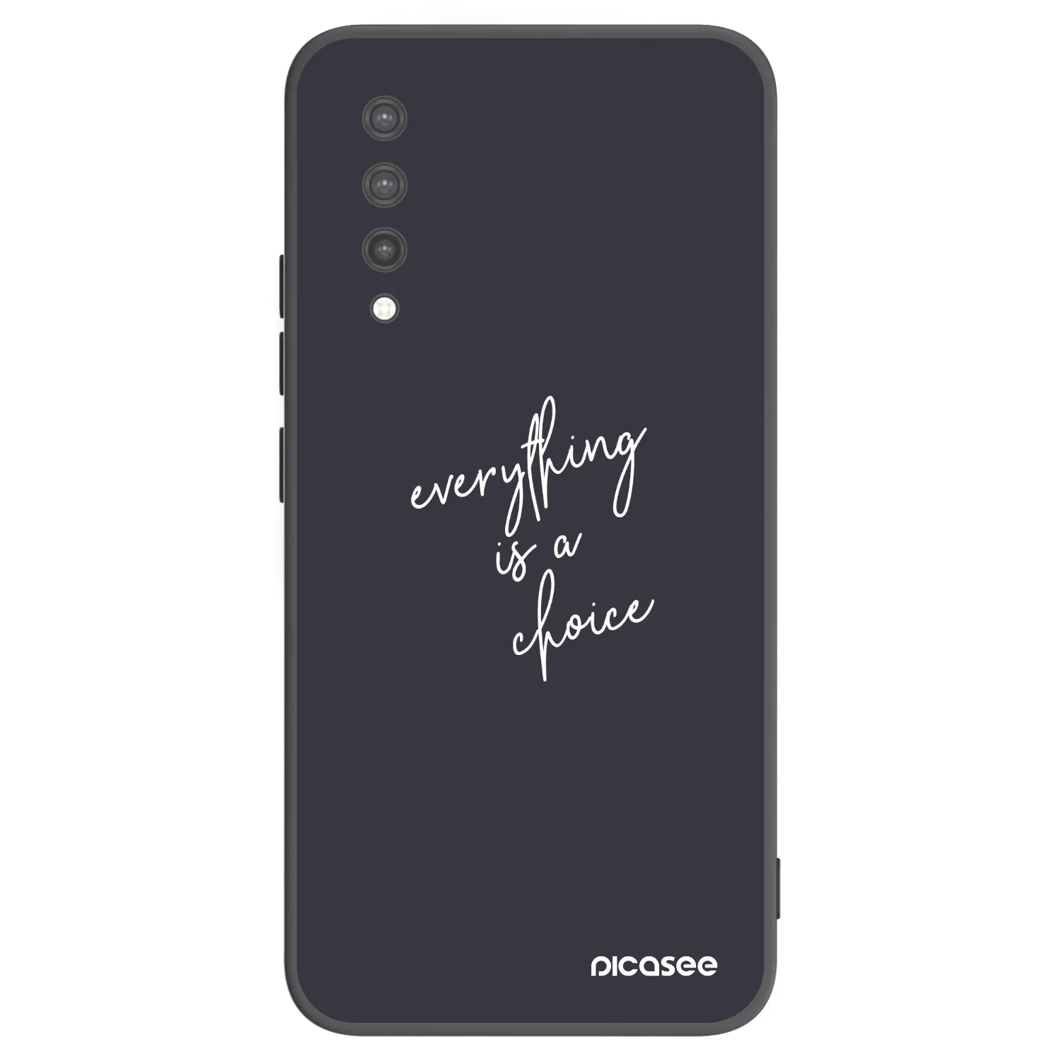Picasee silikonski črni ovitek za Xiaomi Mi 9 Lite - Everything is a choice