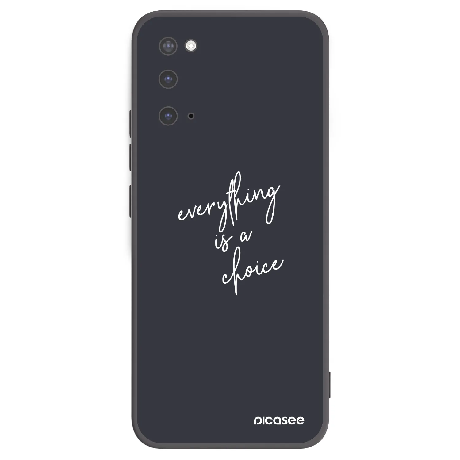 Picasee silikonski črni ovitek za Samsung Galaxy S20 G980F - Everything is a choice