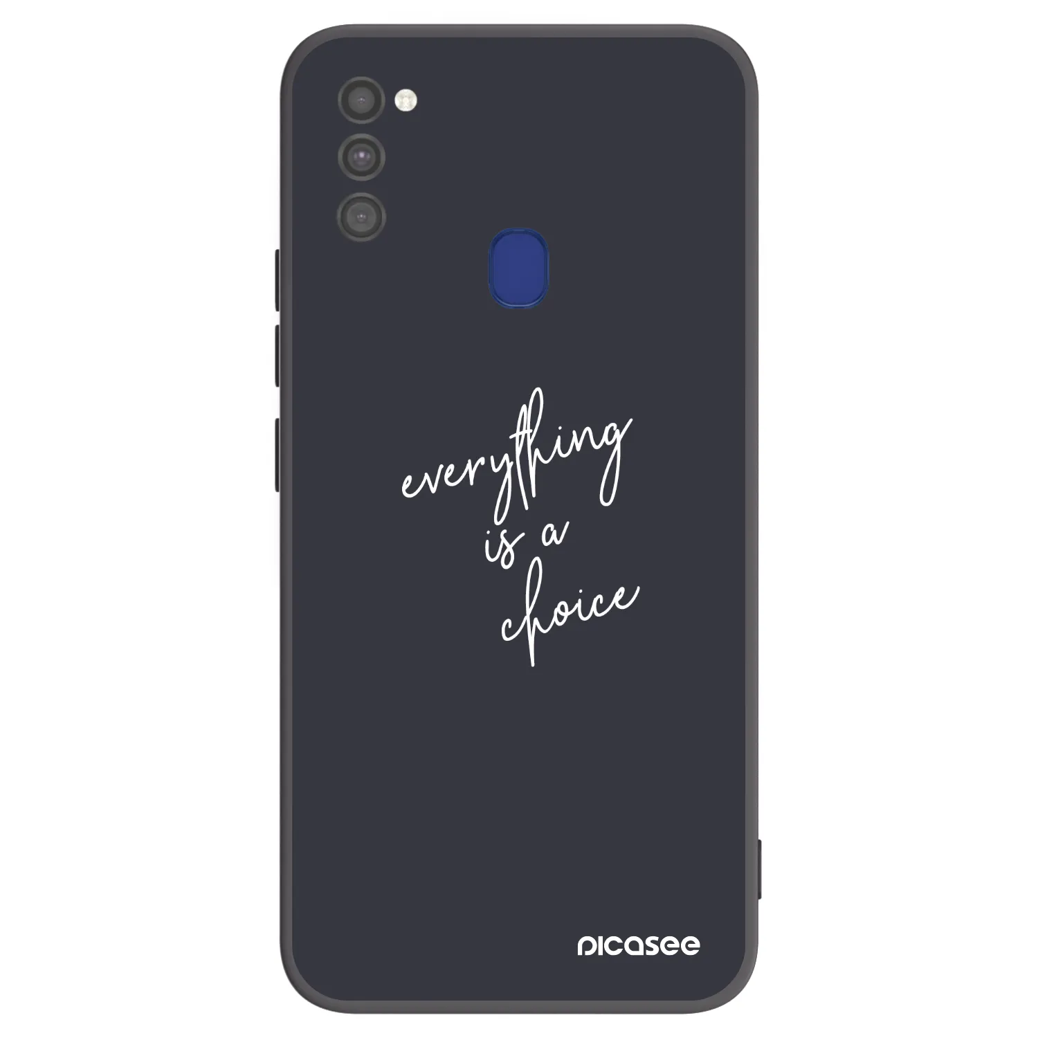 Picasee silikonski črni ovitek za Samsung Galaxy M21 M215F - Everything is a choice