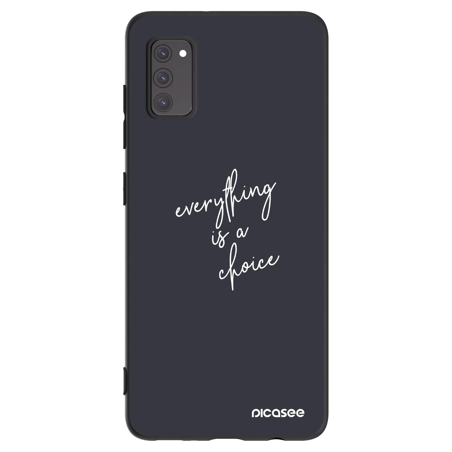 Picasee silikonski črni ovitek za Samsung Galaxy A41 A415F - Everything is a choice