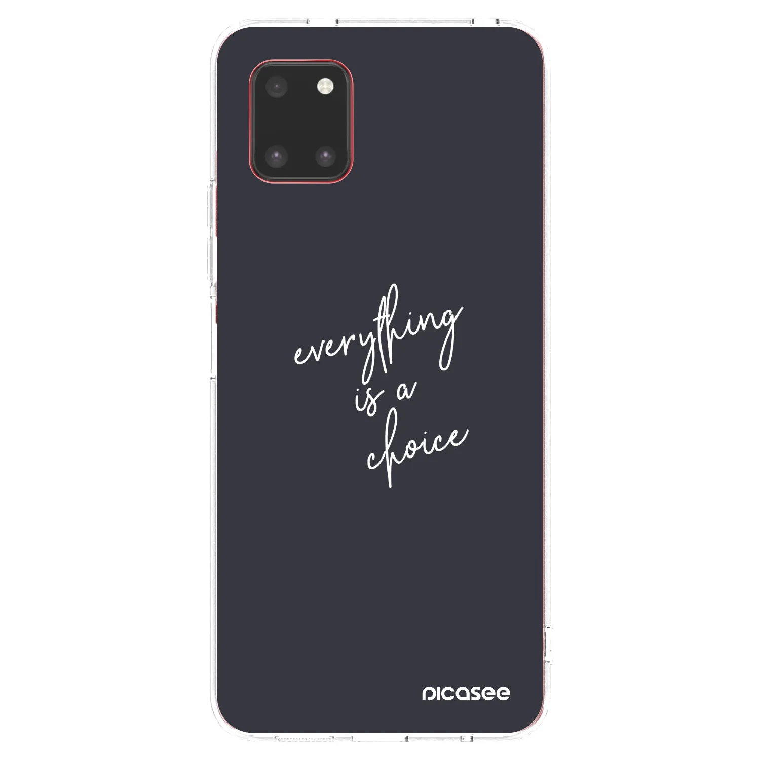 Picasee silikonski prozorni ovitek za Samsung Galaxy Note 10 Lite N770F - Everything is a choice