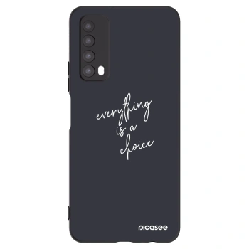 Picasee silikonski črni ovitek za Huawei P Smart 2021 - Everything is a choice