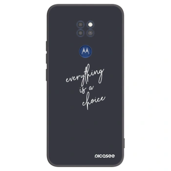 Ovitek za Motorola Moto G9 Play - Everything is a choice
