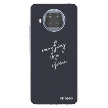 Picasee silikonski prozorni ovitek za Xiaomi Mi 10T Lite - Everything is a choice