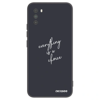 Picasee silikonski črni ovitek za Xiaomi Poco M3 - Everything is a choice