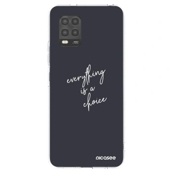 Picasee silikonski prozorni ovitek za Xiaomi Mi 10 Lite - Everything is a choice