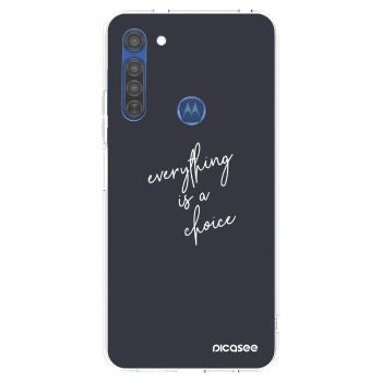 Ovitek za Motorola Moto G8 - Everything is a choice