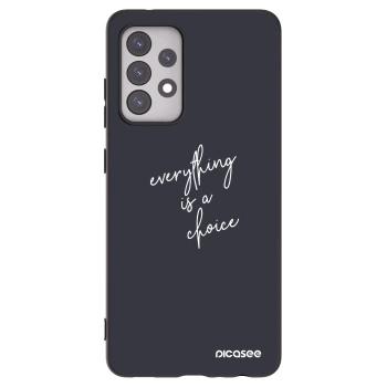Picasee silikonski črni ovitek za Samsung Galaxy A52 5G A525F - Everything is a choice
