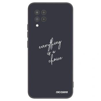 Picasee silikonski črni ovitek za Samsung Galaxy A42 A426B - Everything is a choice