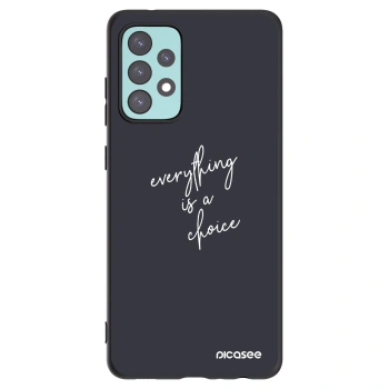 Picasee silikonski črni ovitek za Samsung Galaxy A72 A725F - Everything is a choice