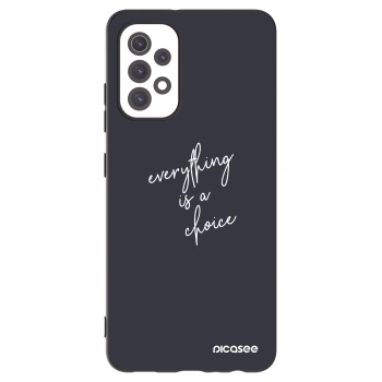 Picasee silikonski črni ovitek za Samsung Galaxy A32 5G A326B - Everything is a choice