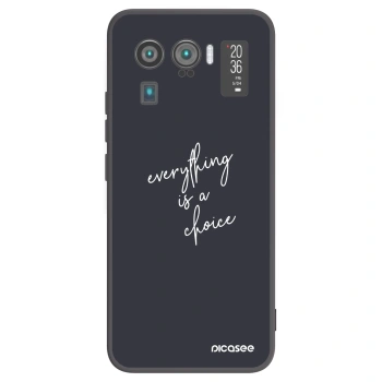 Picasee silikonski črni ovitek za Xiaomi Mi 11 Ultra - Everything is a choice