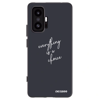Picasee silikonski črni ovitek za Xiaomi 11T - Everything is a choice