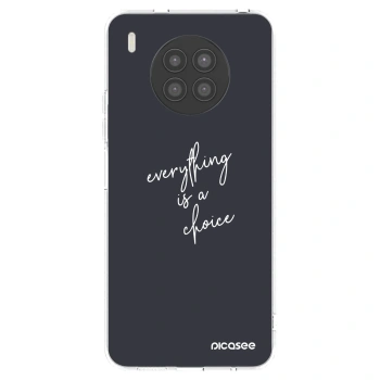 Picasee silikonski prozorni ovitek za Huawei Nova 8i - Everything is a choice