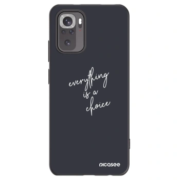 Picasee silikonski črni ovitek za Xiaomi Redmi Note 11S 4G - Everything is a choice