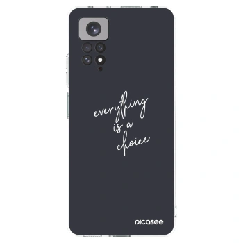 Picasee silikonski prozorni ovitek za Xiaomi Redmi Note 11S 4G - Everything is a choice