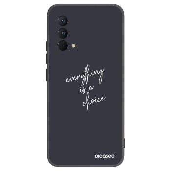 Picasee silikonski črni ovitek za Realme GT Master Edition 5G - Everything is a choice