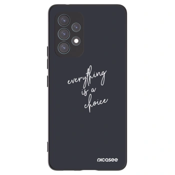 Picasee silikonski črni ovitek za Samsung Galaxy A53 5G A536 - Everything is a choice
