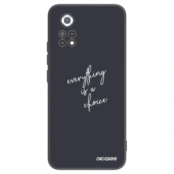 Picasee silikonski črni ovitek za Xiaomi Poco X4 Pro 5G - Everything is a choice
