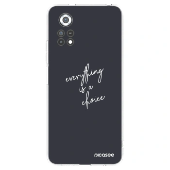 Picasee silikonski prozorni ovitek za Xiaomi Poco X4 Pro 5G - Everything is a choice