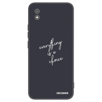 Picasee silikonski črni ovitek za Realme C11 (2021) - Everything is a choice