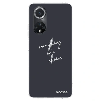 Picasee silikonski prozorni ovitek za Huawei Nova 9 SE - Everything is a choice