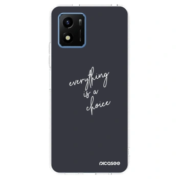 Picasee silikonski prozorni ovitek za Vivo Y01 - Everything is a choice