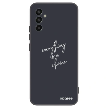 Picasee silikonski črni ovitek za Samsung Galaxy M13 M135F - Everything is a choice