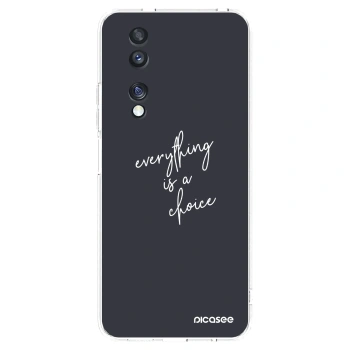Picasee silikonski prozorni ovitek za Honor 70 - Everything is a choice