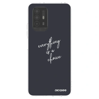 Picasee silikonski prozorni ovitek za OPPO A94 5G - Everything is a choice