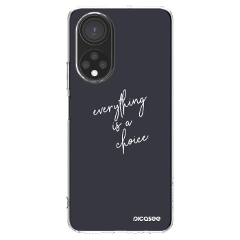 Picasee silikonski prozorni ovitek za Honor X7 - Everything is a choice