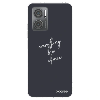Picasee silikonski prozorni ovitek za Xiaomi Redmi 10 5G - Everything is a choice