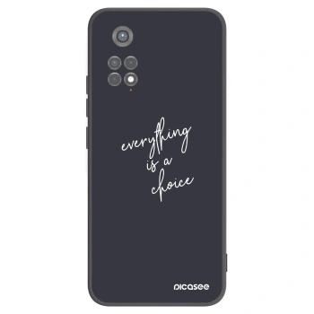 Picasee silikonski črni ovitek za Xiaomi Redmi Note 11S 5G - Everything is a choice