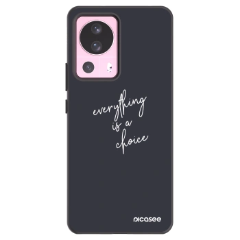 Picasee silikonski črni ovitek za Xiaomi 13 Lite - Everything is a choice