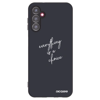 Picasee silikonski črni ovitek za Samsung Galaxy A14 5G A146P - Everything is a choice