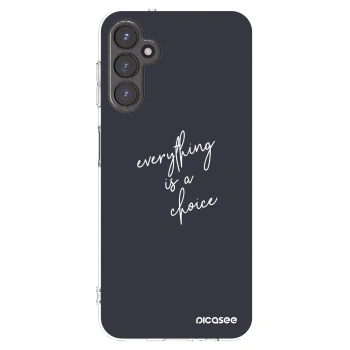 Picasee silikonski prozorni ovitek za Samsung Galaxy A14 5G A146P - Everything is a choice