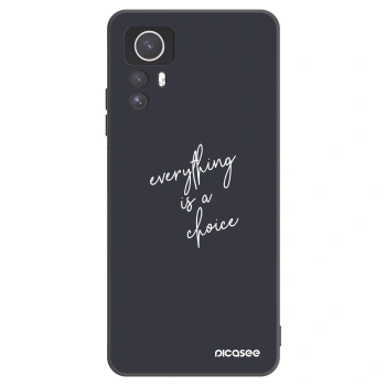 Picasee silikonski črni ovitek za Xiaomi Redmi Note 12S - Everything is a choice