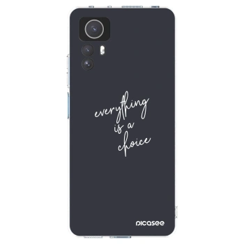 Picasee silikonski prozorni ovitek za Xiaomi Redmi Note 12S - Everything is a choice