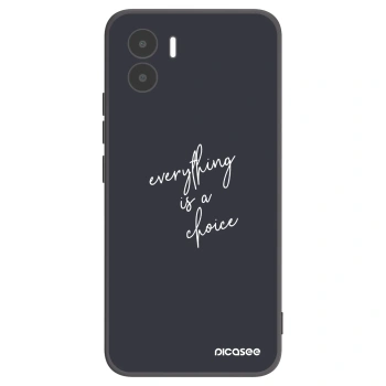 Picasee silikonski črni ovitek za Xiaomi Redmi A2 - Everything is a choice