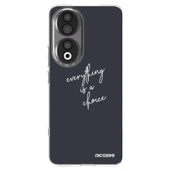 Picasee silikonski prozorni ovitek za Honor 90 5G - Everything is a choice