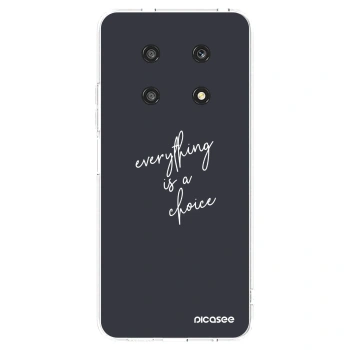 Picasee silikonski prozorni ovitek za Honor Magic4 Lite 5G - Everything is a choice